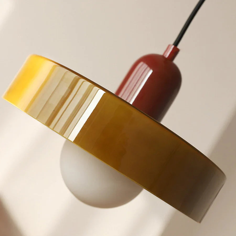 NordicGlass Plafondhanglamp - Scandinavische Designlamp met Verstelbare Hoogte en Glazen Kap