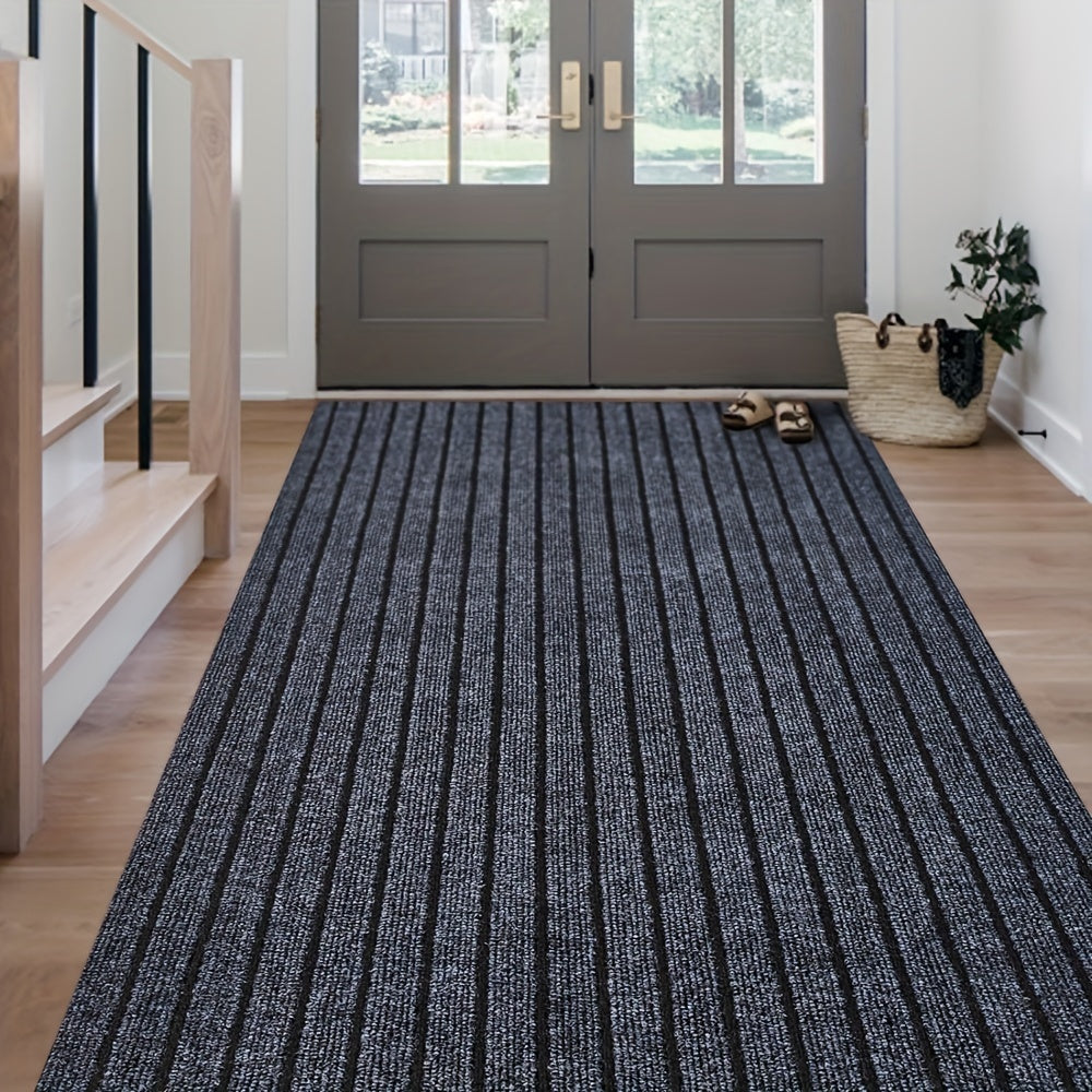 Antislip Lange Loper – Wasbare Tapijt met Rubberen Onderkant voor Binnen & Buiten | Perfect voor Hal & Balkon