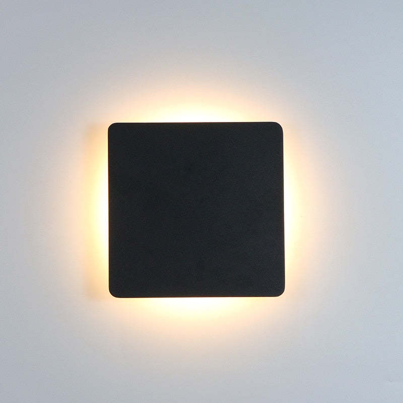 Minimalistische Zwarte LED Wandlampen – Weerbestendig Metaal voor Tuin en Hal | Stijlvolle Verlichting