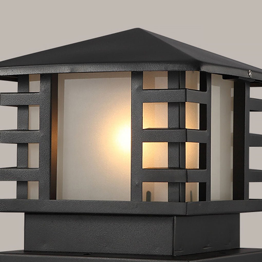 Europese Retro Kolomverlichting LED Landschapsdecoratieve Verlichting voor Villa Binnenplaats