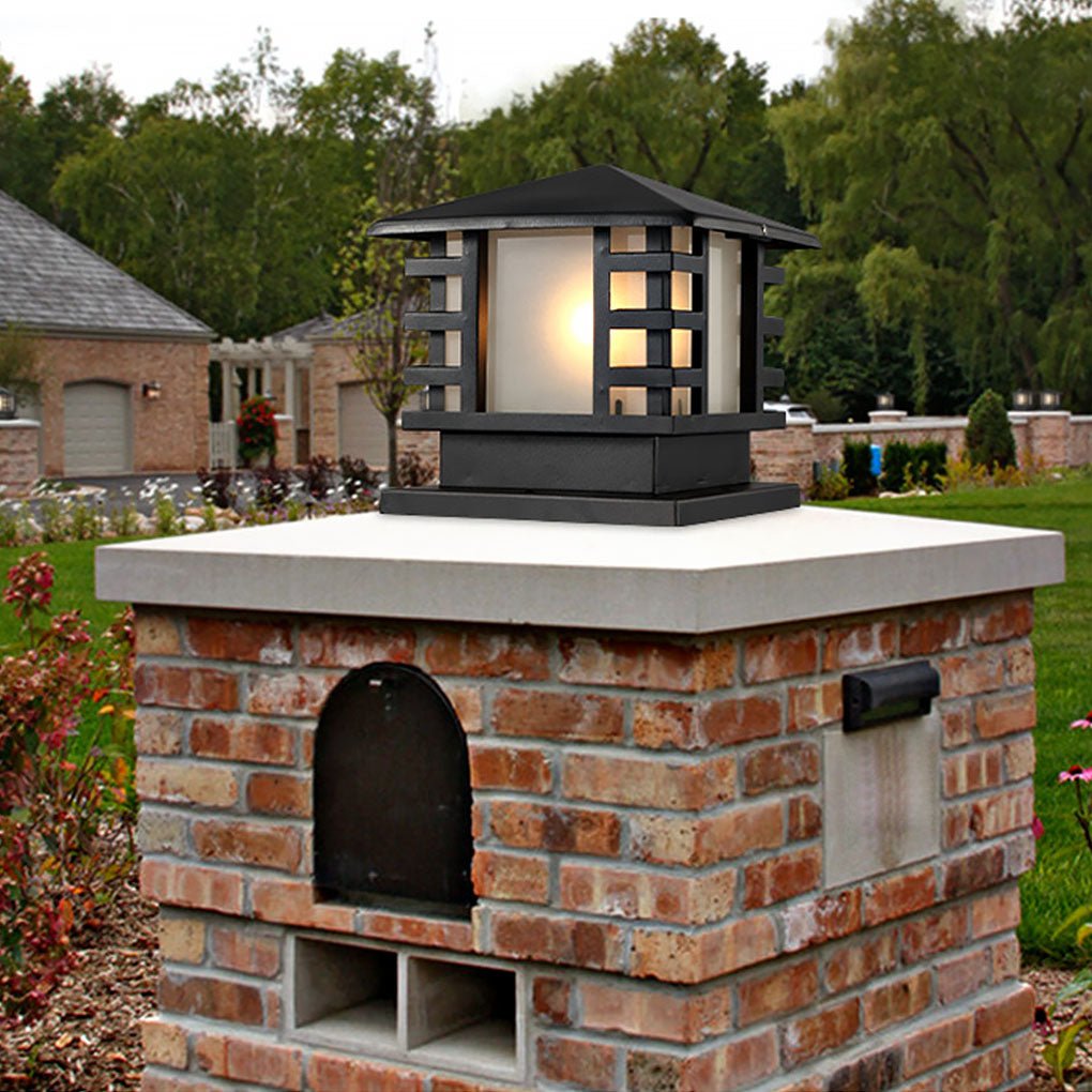 Europese Retro Kolomverlichting LED Landschapsdecoratieve Verlichting voor Villa Binnenplaats