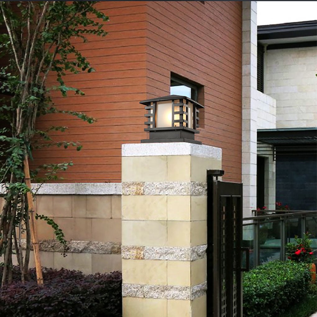 Europese Retro Kolomverlichting LED Landschapsdecoratieve Verlichting voor Villa Binnenplaats