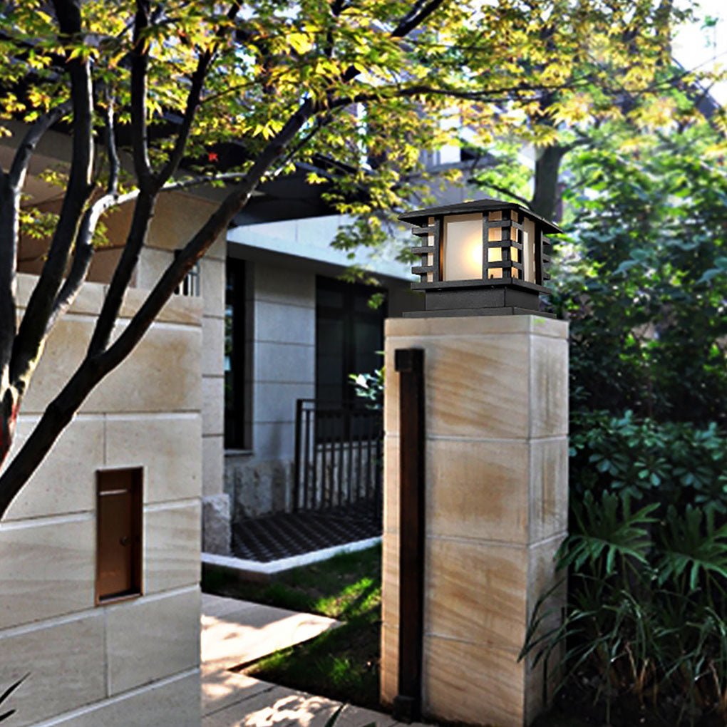 Europese Retro Kolomverlichting LED Landschapsdecoratieve Verlichting voor Villa Binnenplaats