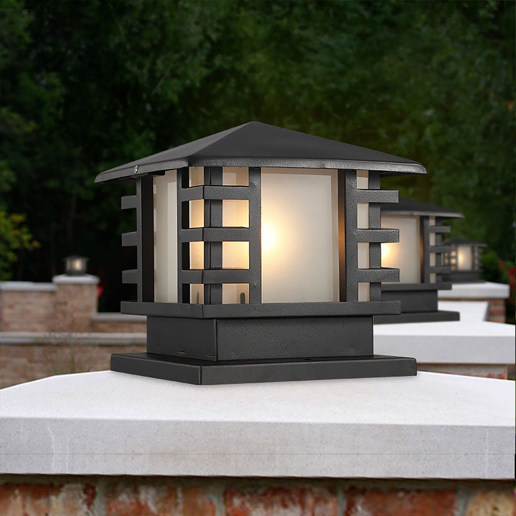 Europese Retro Kolomverlichting LED Landschapsdecoratieve Verlichting voor Villa Binnenplaats