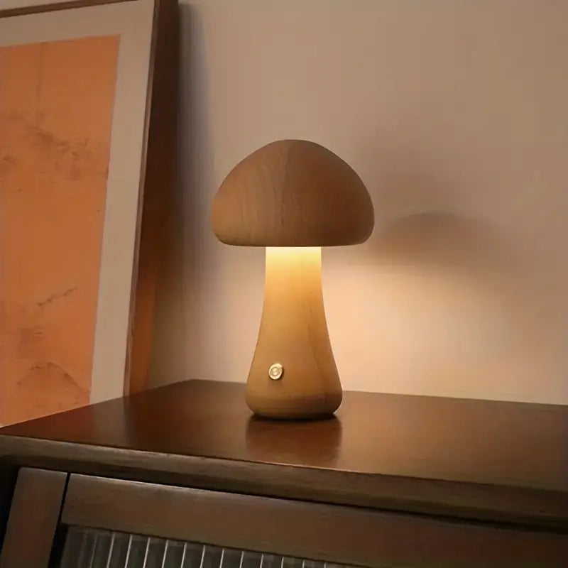 MagiLamp - Draadloze Paddenstoellamp | LED Tafellamp voor Sfeerverlichting en Gezellige Ruimtes