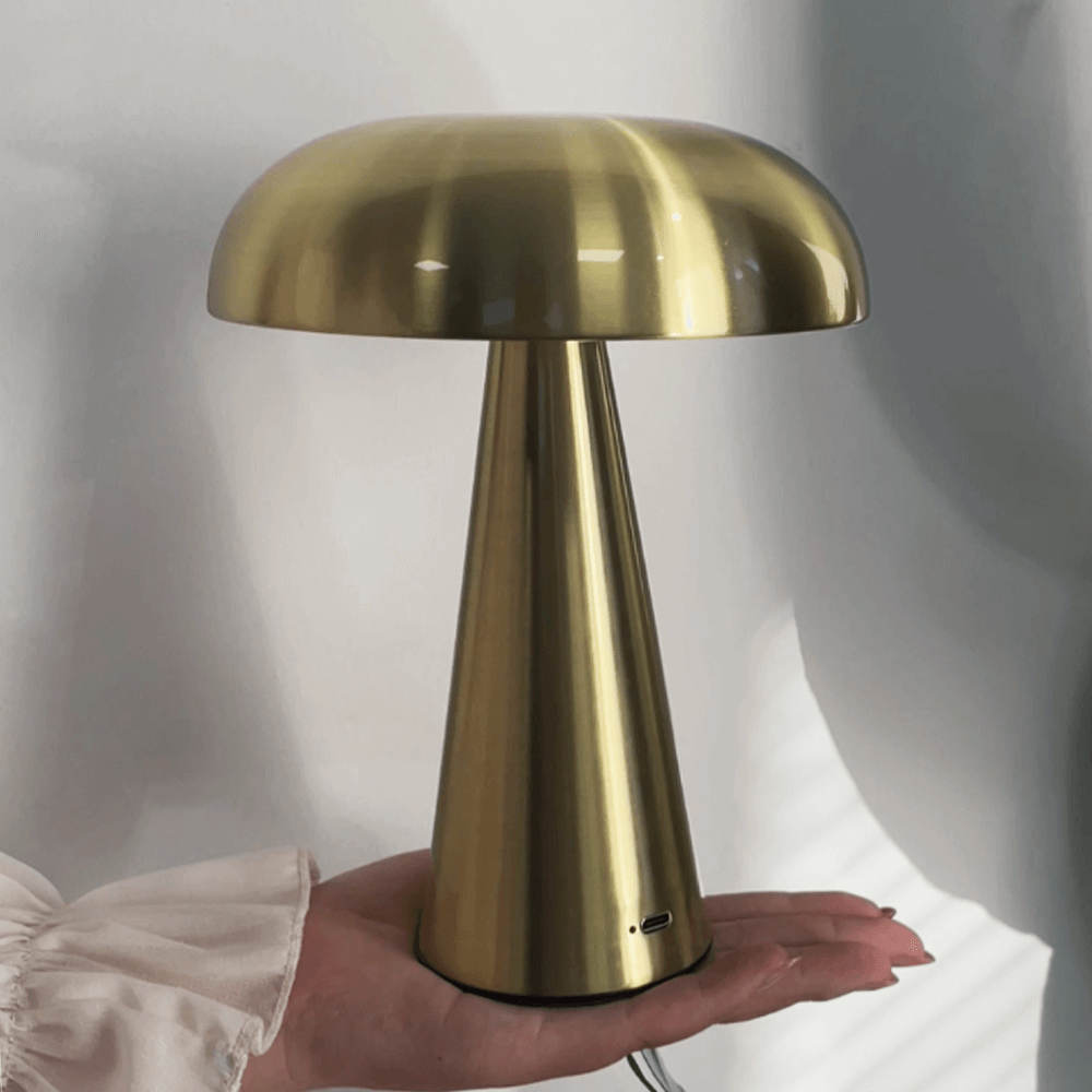 Draadloze Oplaadbare LED Tafellamp - Minimalistisch Design, Dimbaar & Geschikt voor Binnengebruik