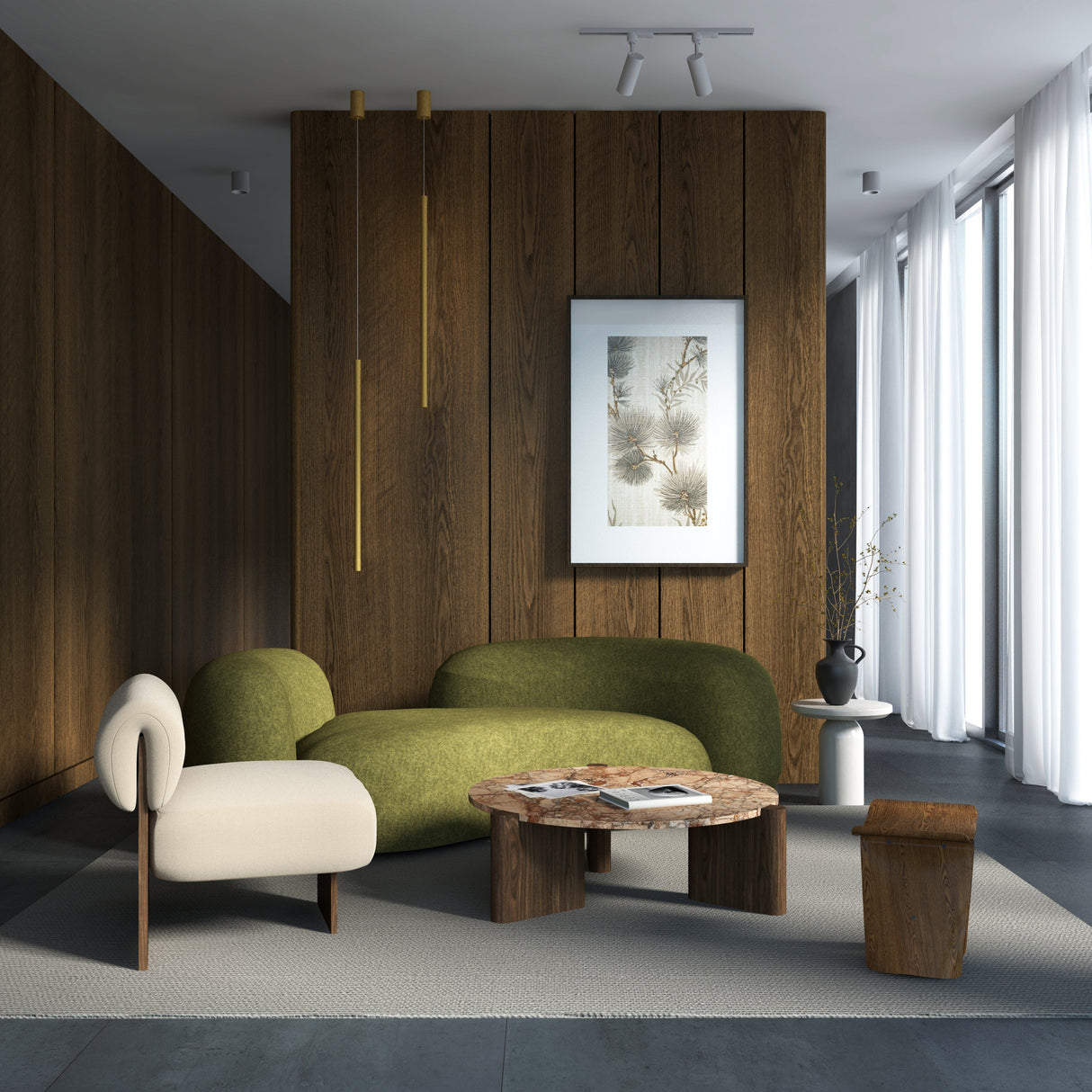 Nordic Moderne Minimalistische LED Lineaire Hanglamp