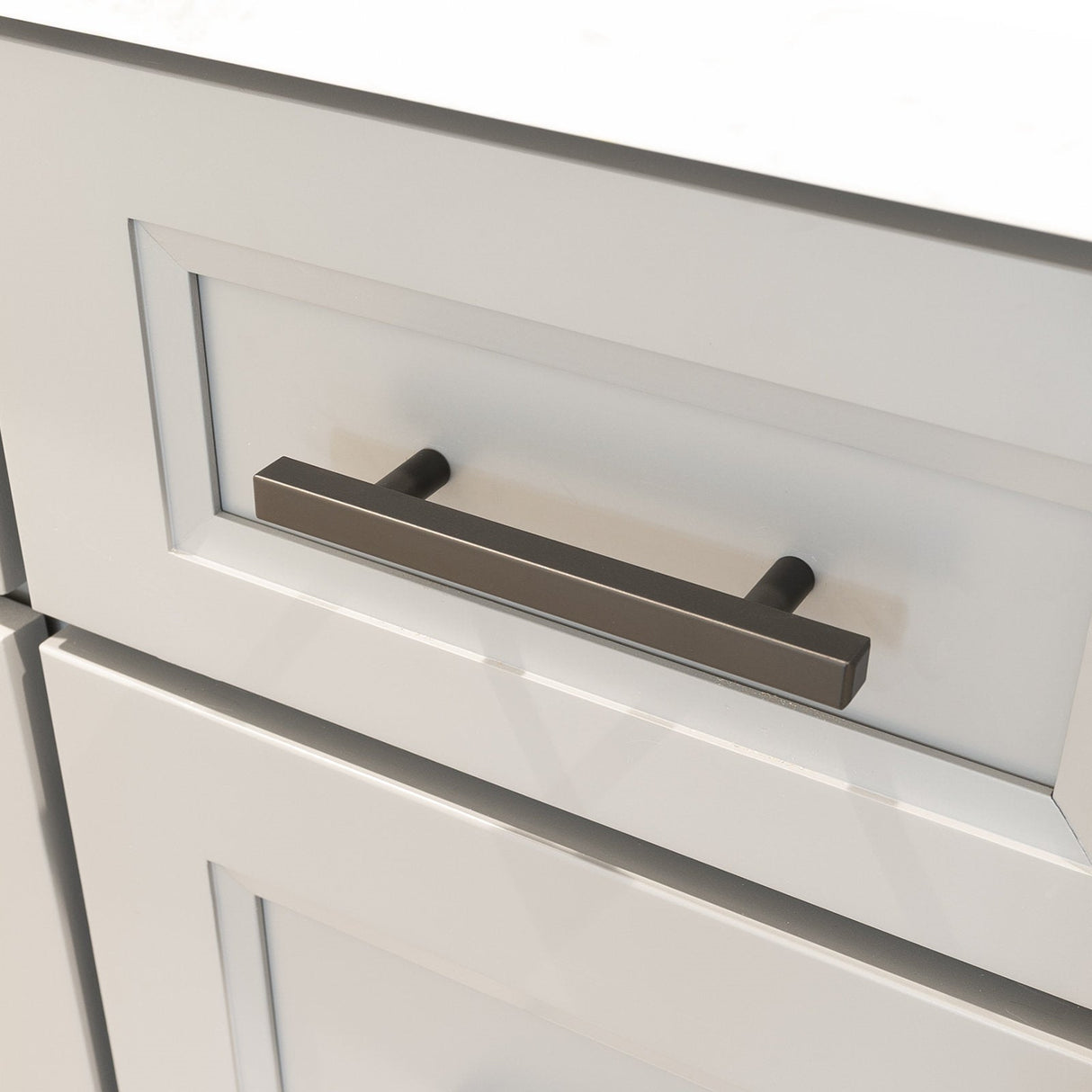 Moderne Vierkante Zwarte Keukenkast Handgrepen