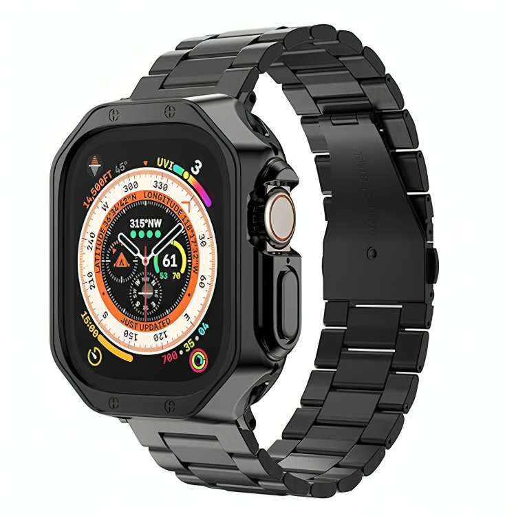Apple Watch Carbon Beschermhoes - Luxe en Slank Design voor Optimale Bescherming