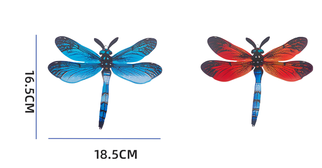 Levendige Metalen Libelle Muurdecoratie - Duurzaam en Uniek voor Tuinen en Huizen - Perfect Cadeau voor Elke Gelegenheid