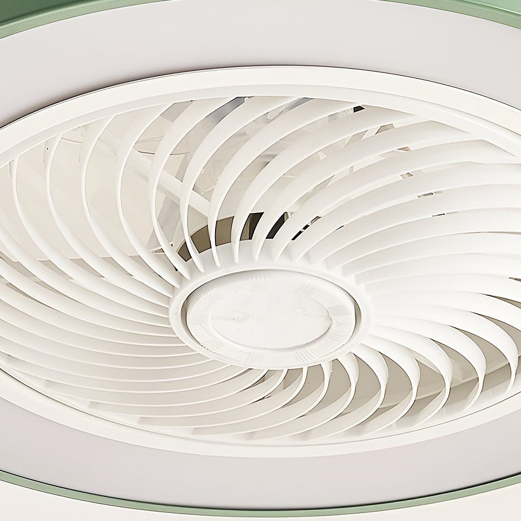 Inverter Ventilatieloze Plafondventilator Licht Intelligente Plafondventilator Lamp met Afstandsbediening Windgeleiding