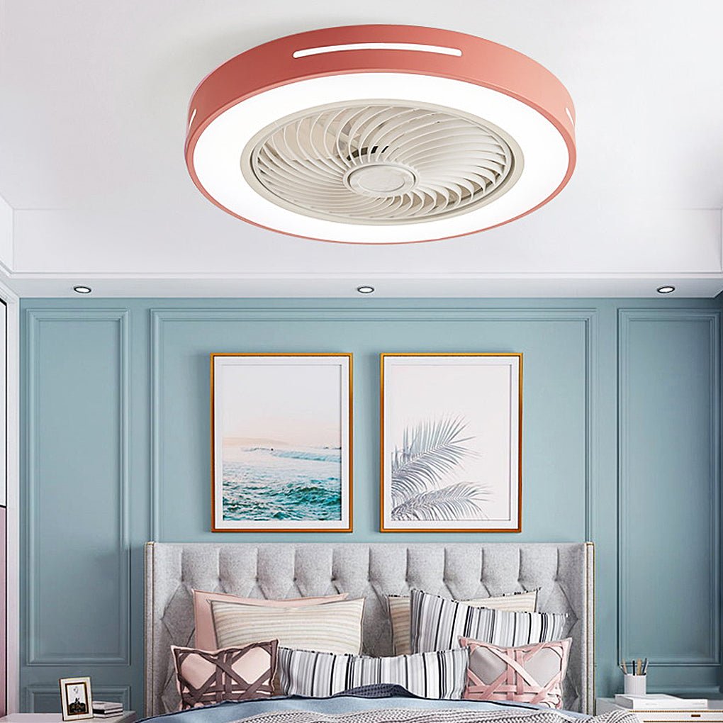 Inverter Ventilatieloze Plafondventilator Licht Intelligente Plafondventilator Lamp met Afstandsbediening Windgeleiding