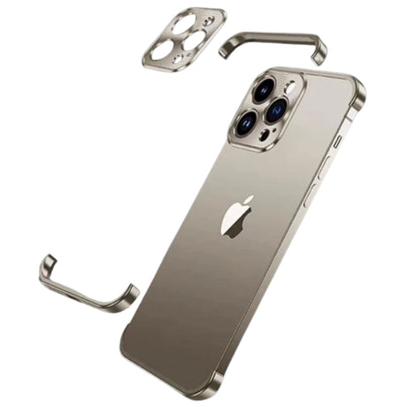 Ultra-Dunne Metalen Telefoonhoes | Slank en Robuust | Schokbestendige Bescherming voor iPhone en Android