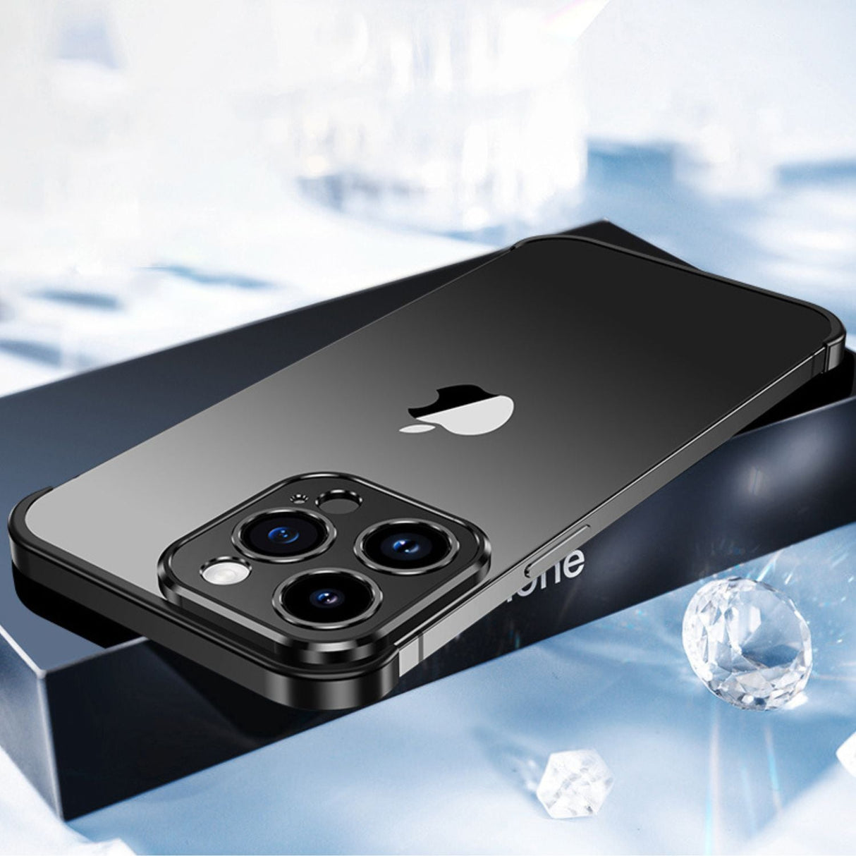 Ultra-Dunne Metalen Telefoonhoes | Slank en Robuust | Schokbestendige Bescherming voor iPhone en Android