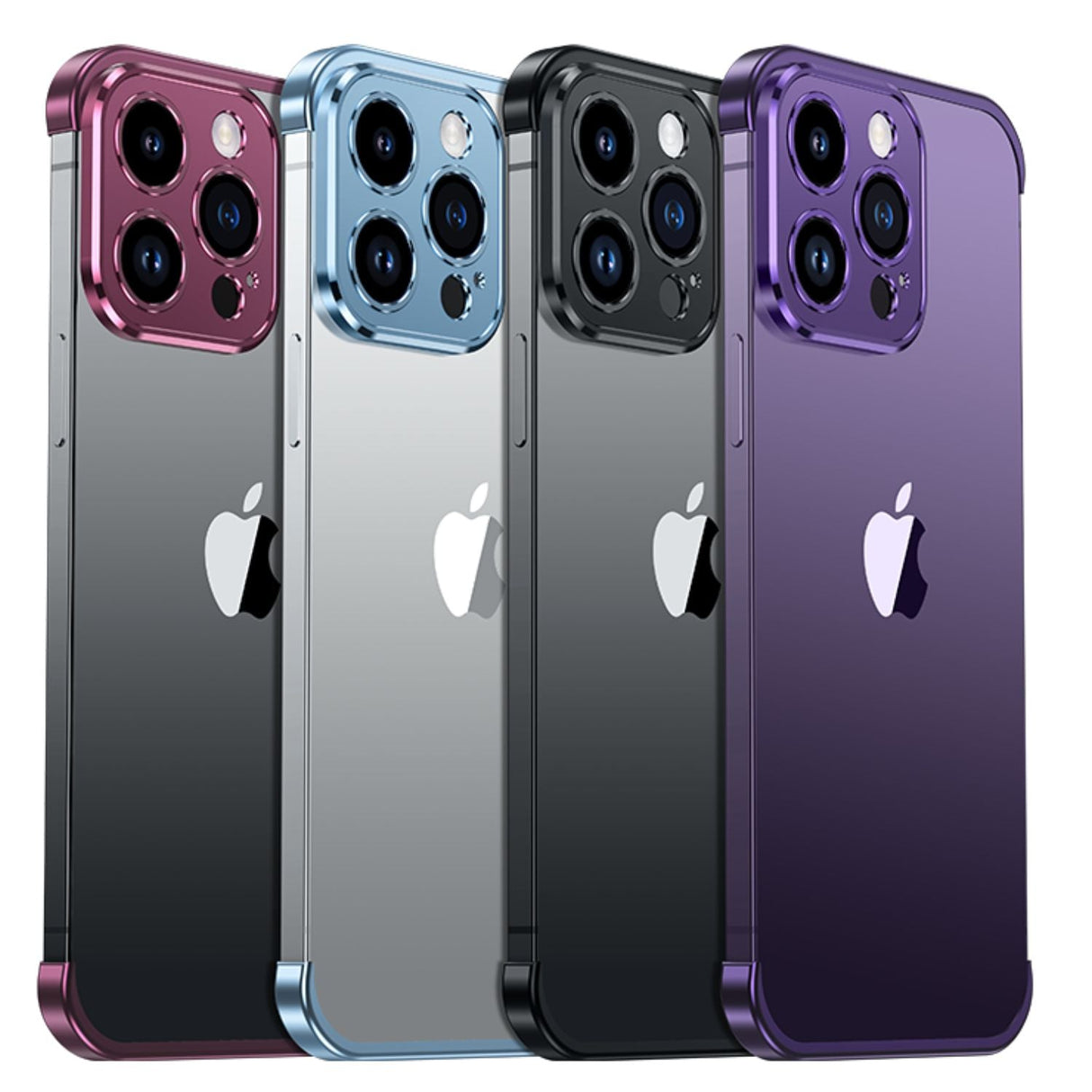 Ultra-Dunne Metalen Telefoonhoes | Slank en Robuust | Schokbestendige Bescherming voor iPhone en Android
