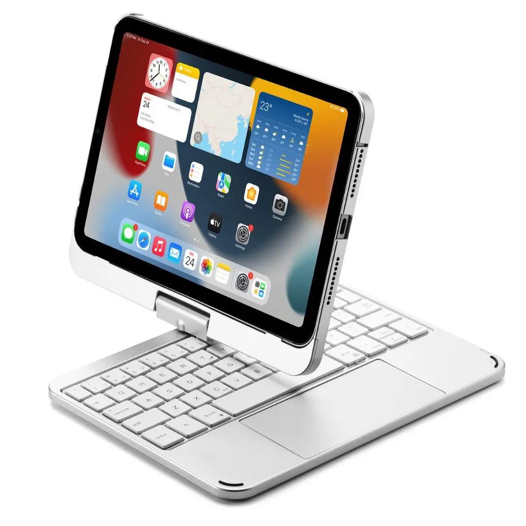 iPad Toetsenbord Hoes - Draadloos, Verlicht Toetsenbord, Multi-Gebaren Ondersteuning & USB-C Opladen