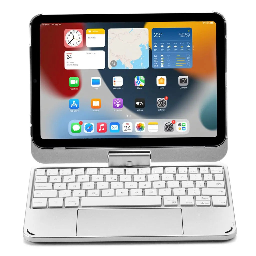 iPad Toetsenbord Hoes - Draadloos, Verlicht Toetsenbord, Multi-Gebaren Ondersteuning & USB-C Opladen