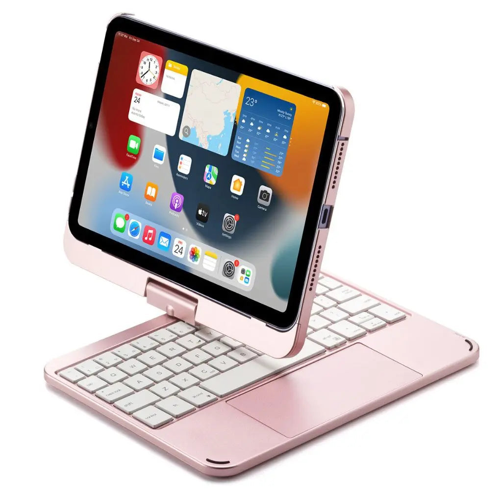 iPad Toetsenbord Hoes - Draadloos, Verlicht Toetsenbord, Multi-Gebaren Ondersteuning & USB-C Opladen