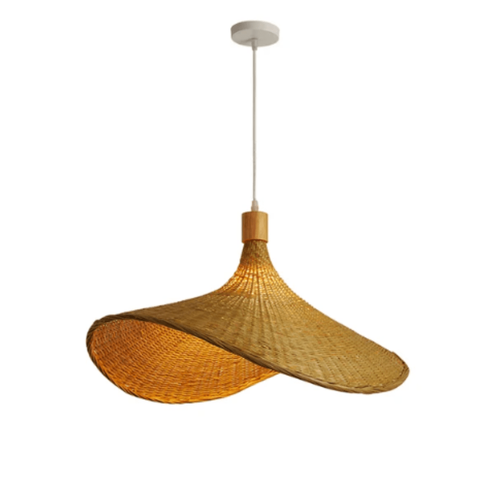 Natuurlijke Rieten Hanglamp | Rustieke Verlichting voor Woonkamer & Eetkamer | Handgemaakt Design
