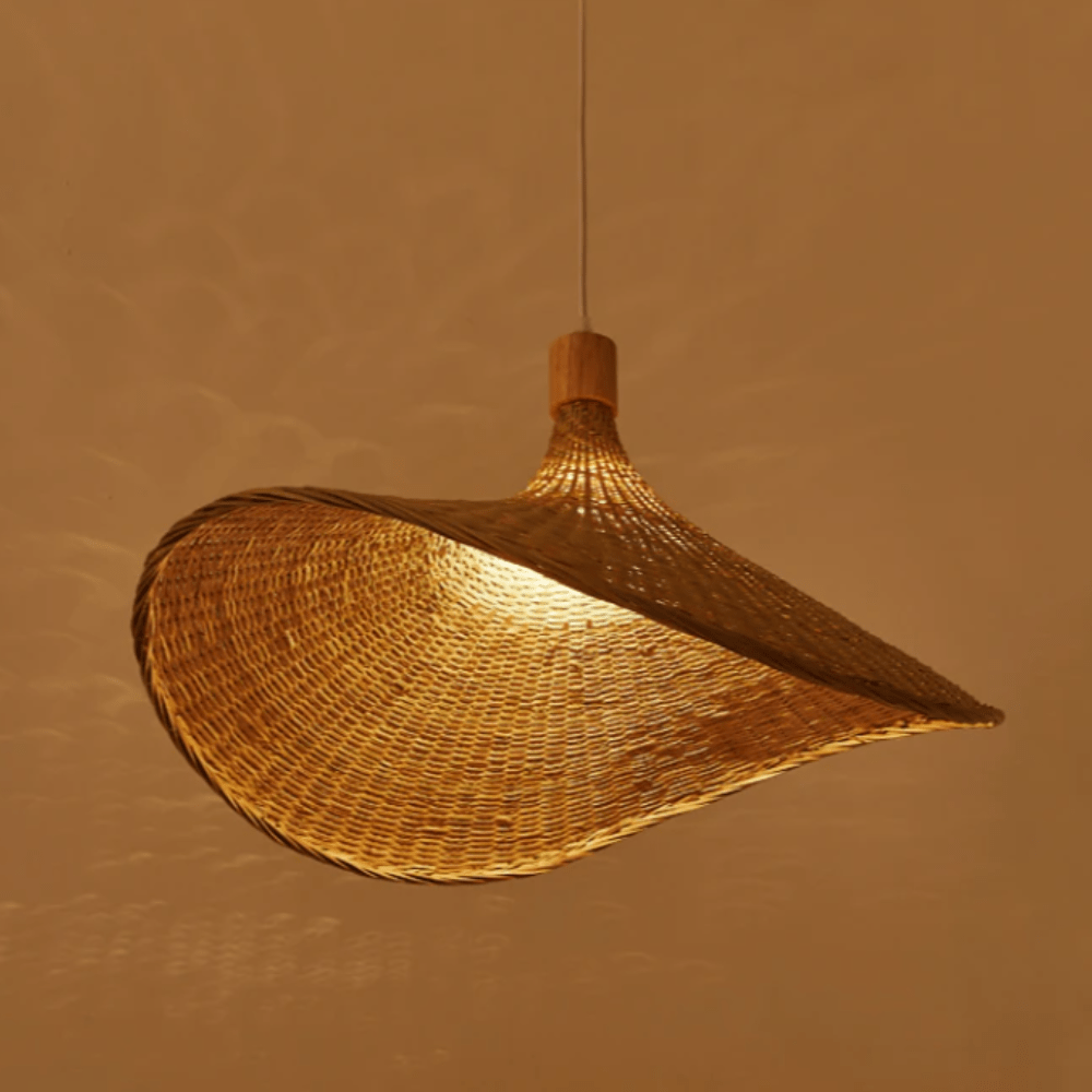 Natuurlijke Rieten Hanglamp | Rustieke Verlichting voor Woonkamer & Eetkamer | Handgemaakt Design