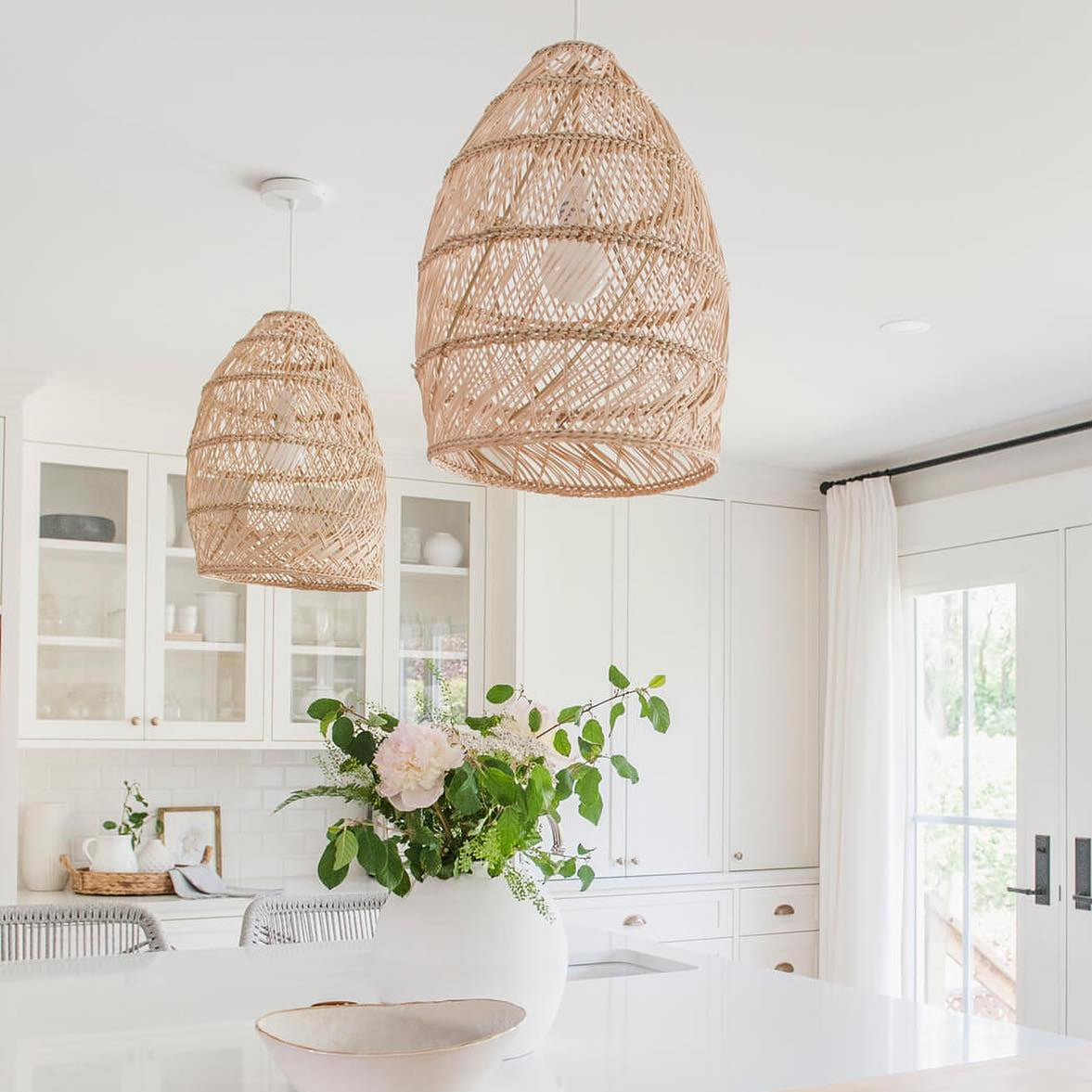 Handgeweven Rotan Hanglamp - Landelijke Stijl