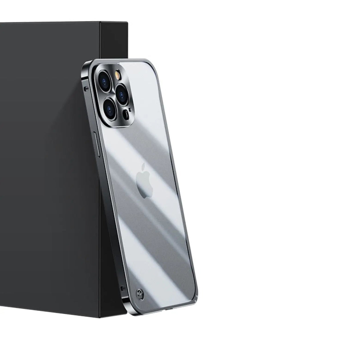 Metaal Luxe MagSafe Hoesje voor iPhone Pro Max - Slank en Stijlvol Design met Maximale Bescherming