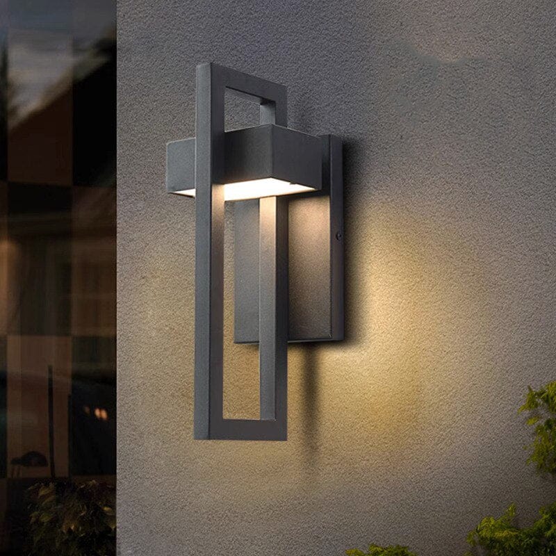 Moderne Buiten Wandlamp – Weerbestendige LED Verlichting voor Tuin, Terras, en Balkon – Roestvrij Staal en Acryl