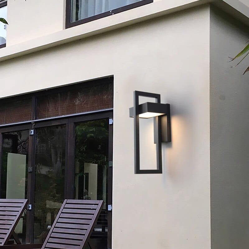 Moderne Buiten Wandlamp – Weerbestendige LED Verlichting voor Tuin, Terras, en Balkon – Roestvrij Staal en Acryl