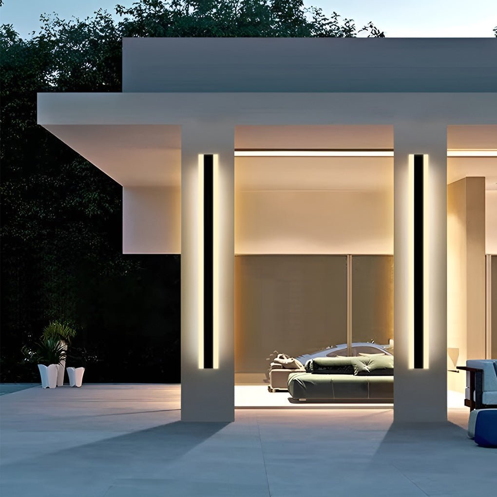 Minimalistische Lijn Waterdichte Stofbestendige LED Tuin Wandlampen