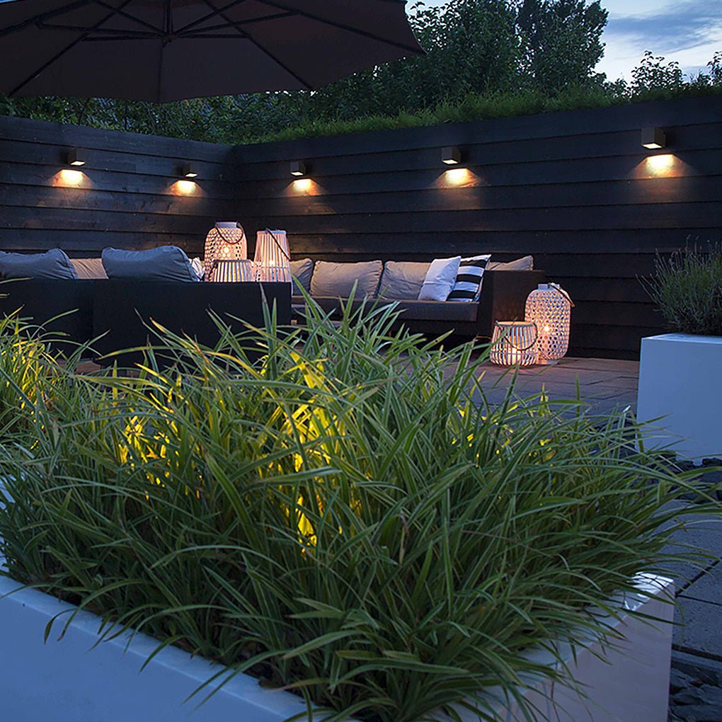 Moderne Minimalistische Buiten LED Waterdichte Muur Lamp voor Binnenplaats Hek