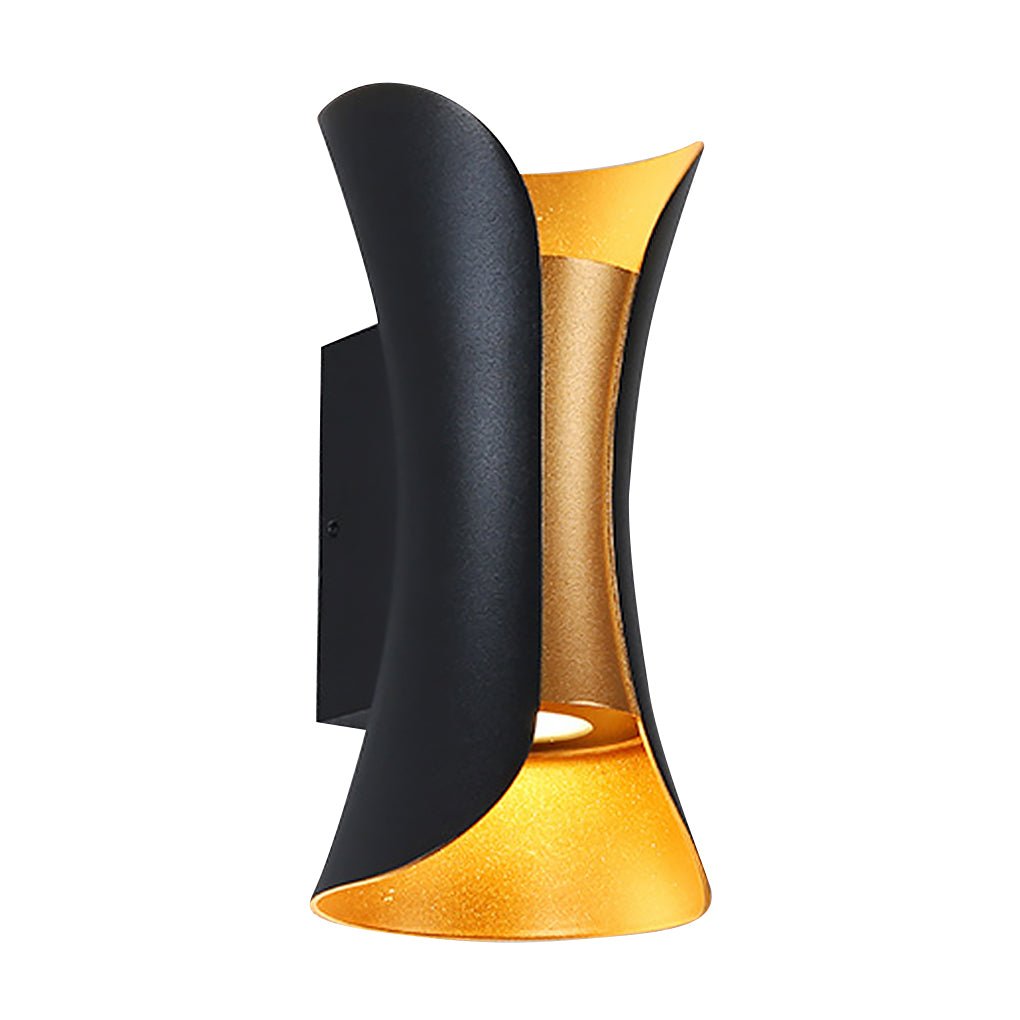 Gebogen LED Op en Neer Verlichting Waterdichte Moderne Buitenmuurlampen