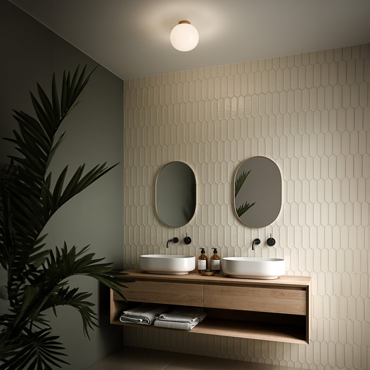 Elegante Alton Plafondlamp met Sfeervolle Verlichting