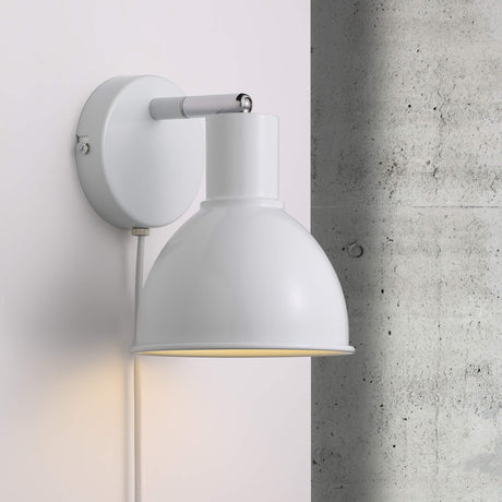 Verstelbare Pop Wandlamp met Messing Detail
