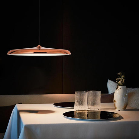 Verstelbare LED Hanglamp - Moderne Metalen Designlamp met Warm & Helder Licht, 40cm Diameter, Geschikt voor Woonkamer/Keuken