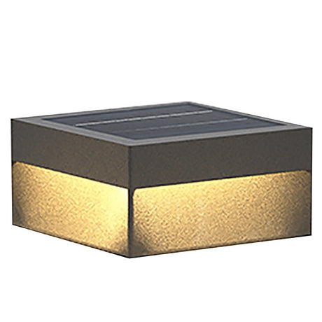 Vierkante Waterdichte LED Solar Moderne Buiten Schuttingpaal Lampen