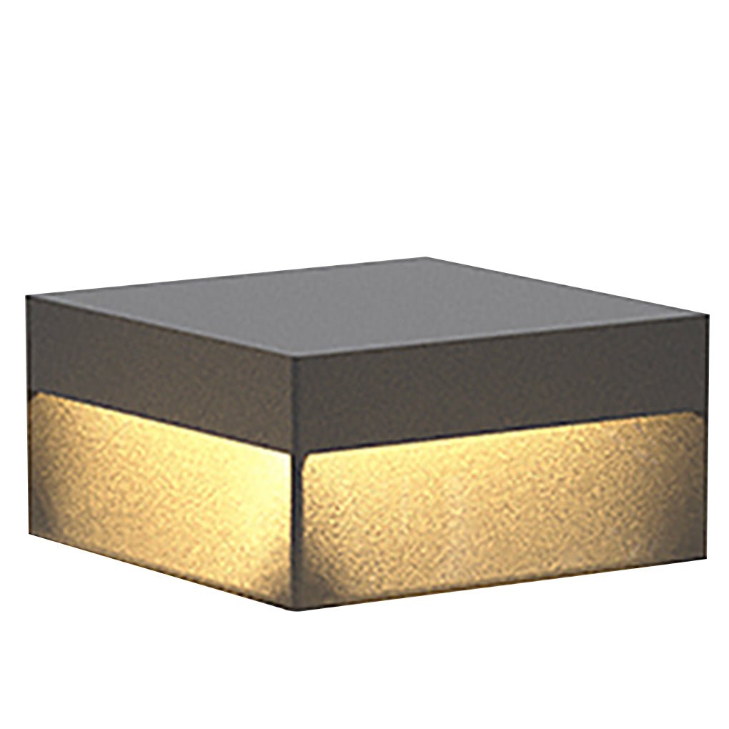 Vierkante Waterdichte LED Solar Moderne Buiten Schuttingpaal Lampen