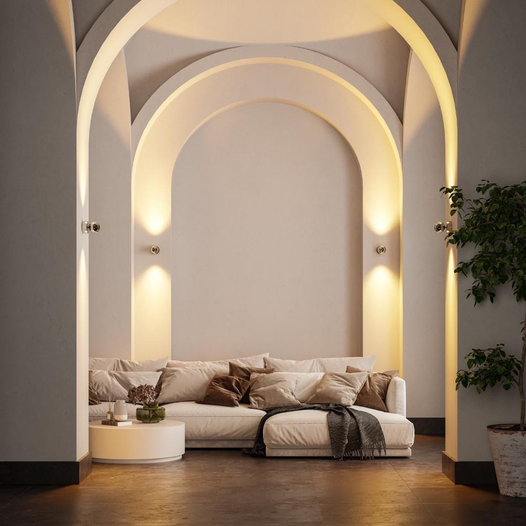 Stijlvolle LED Wandlamp LumiWave – Energiezuinig, Modern Design voor Binnen en Buiten, Mat Zwart