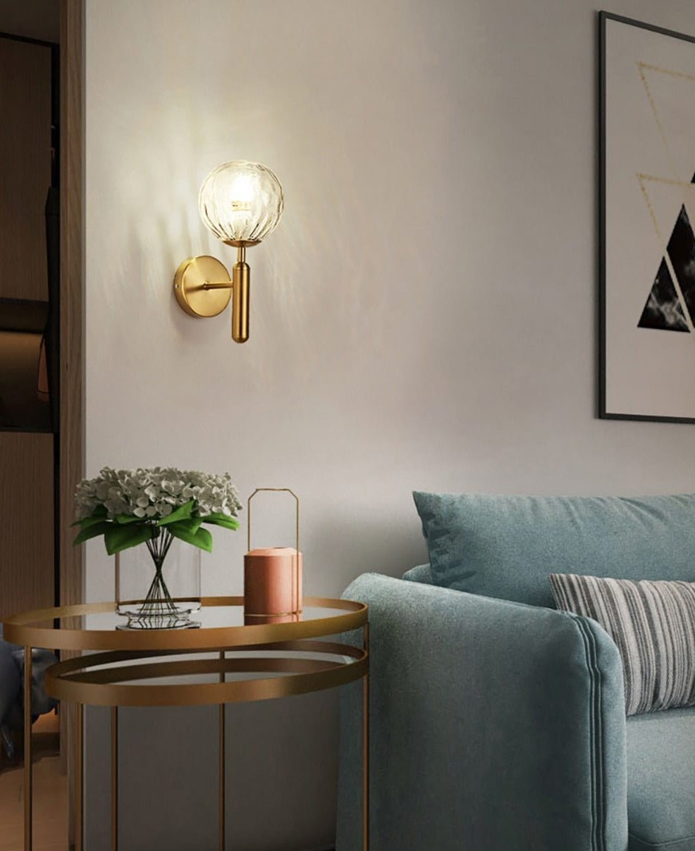 Moderne Glazen Bol Wandlamp