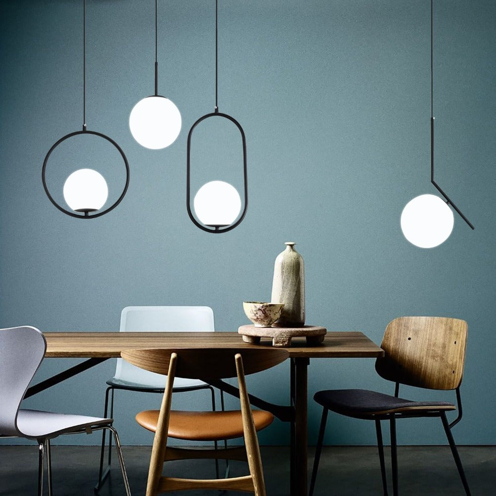 Nordic Glazen Hanglampen