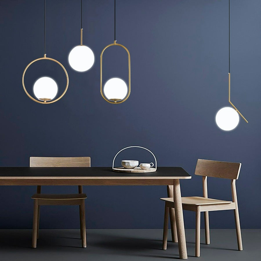 Nordic Glazen Hanglampen