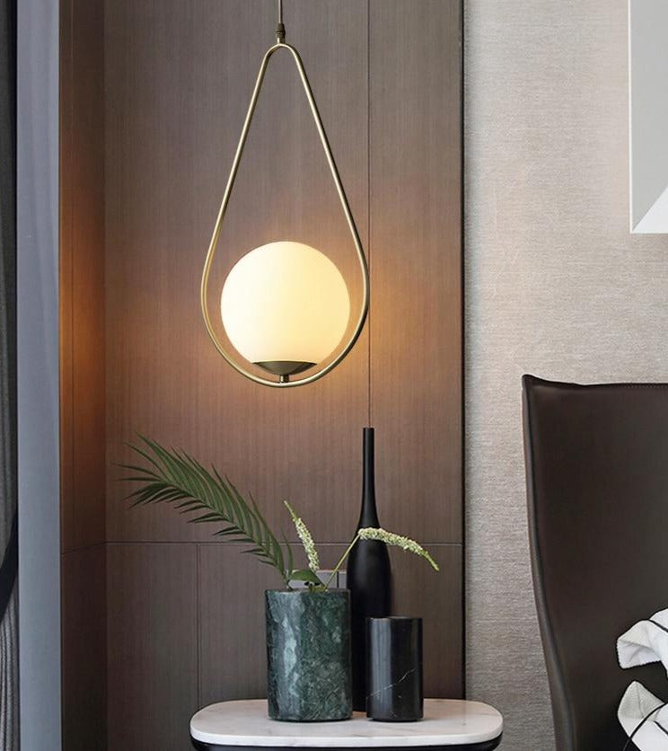 Moderne Nordic Glazen Hanglampen