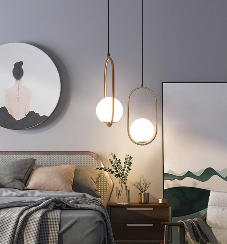Moderne Nordic Glazen Hanglampen