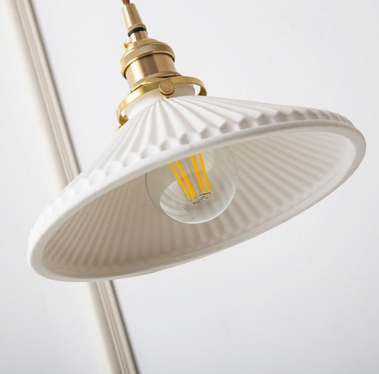 Witte Keramische Hanglamp
