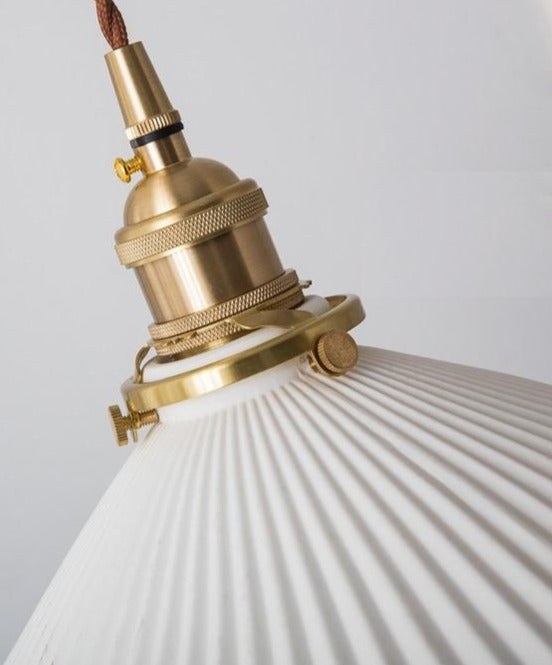 Witte Keramische Hanglamp