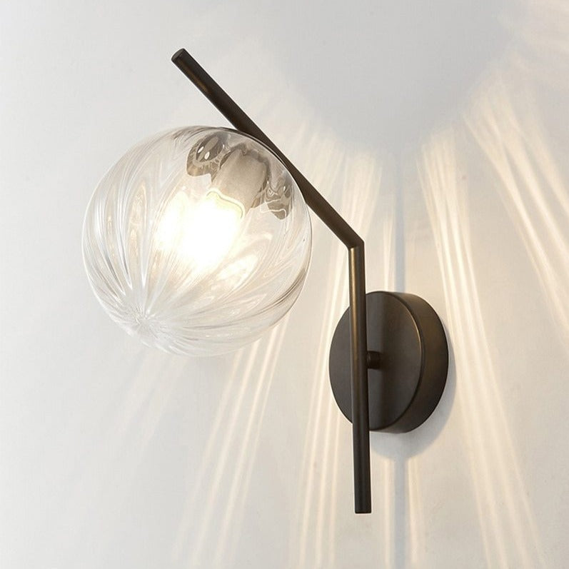 Aleta - Moderne Glazen Globe Wandlamp