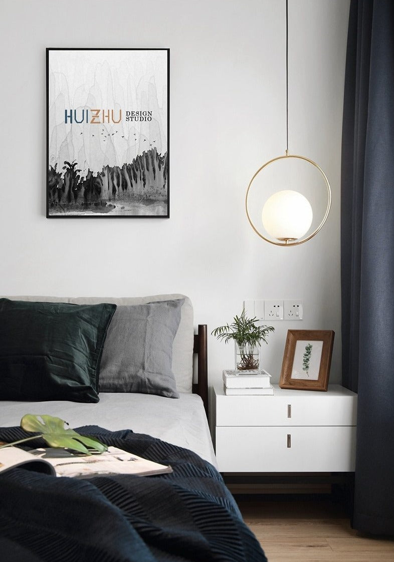 Moderne Nordic Glazen Hanglampen