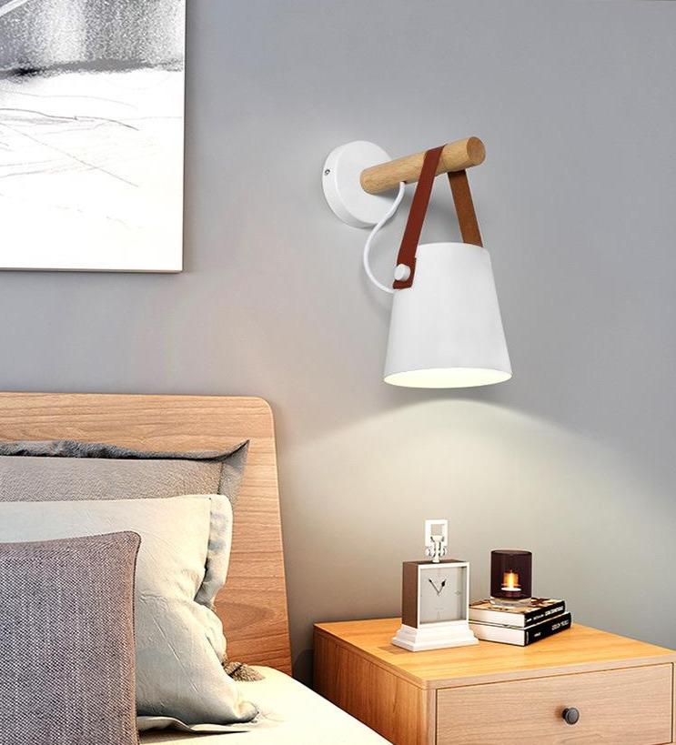Houten Nordic Hangende Wandlamp