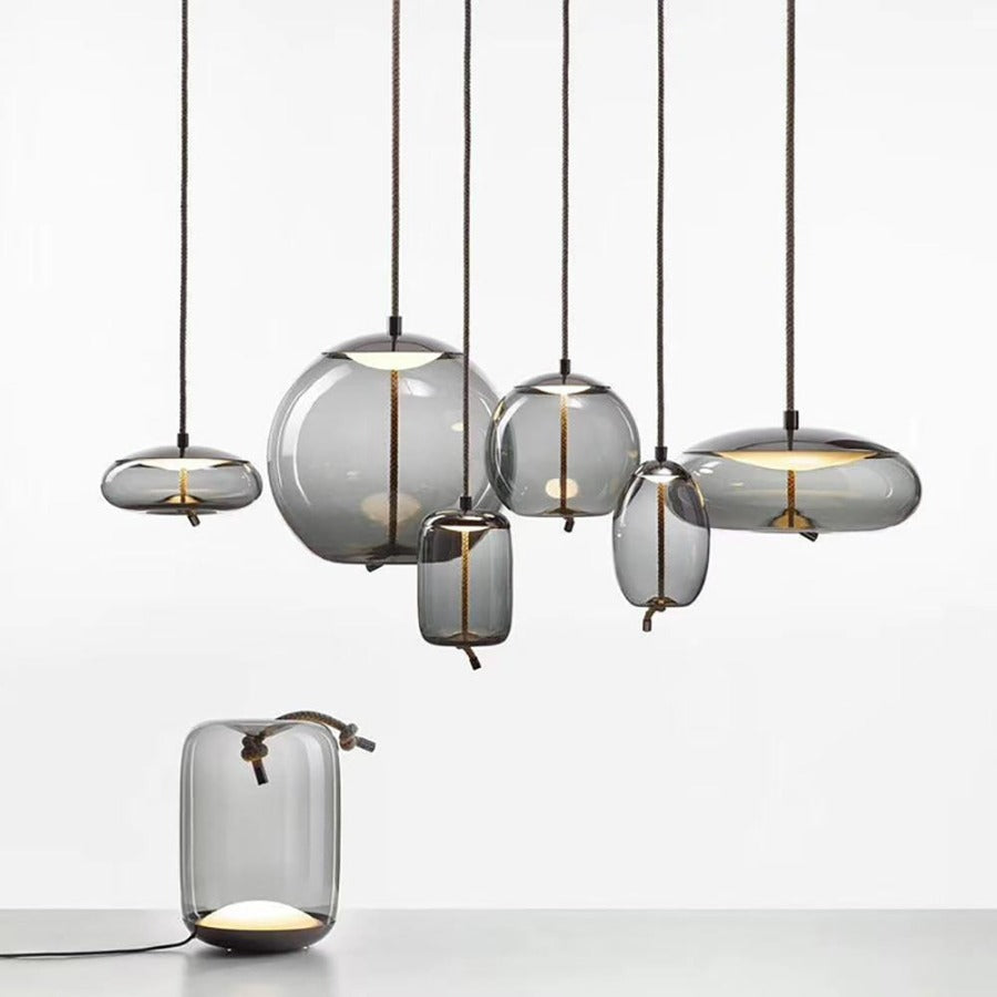 Nordic Touw & Glas Hanglampen