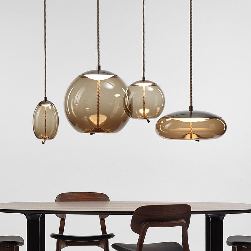 Nordic Touw & Glas Hanglampen