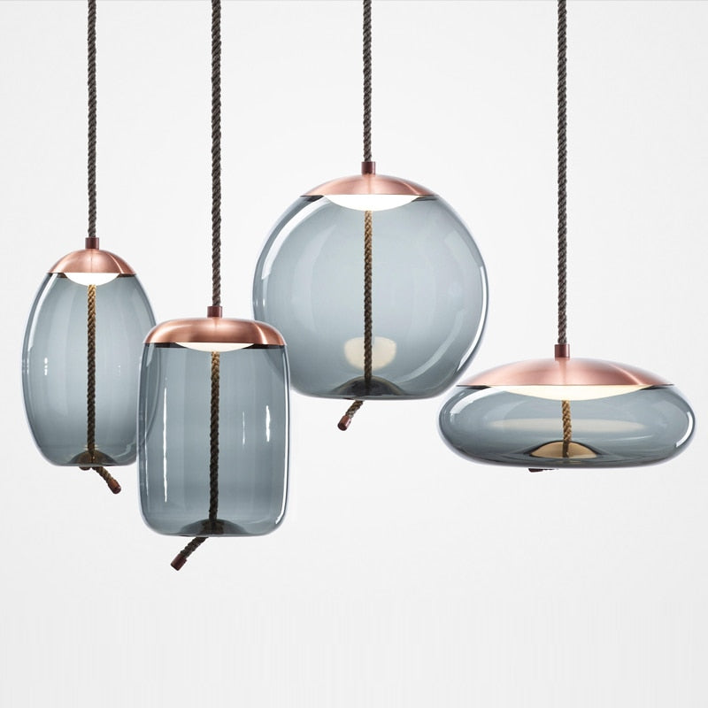 Nordic Touw & Glas Hanglampen